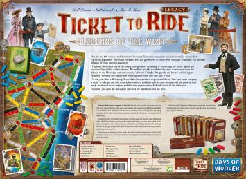 Ticket to Ride Legacy - Legendes uit het Westen (NL/EN)