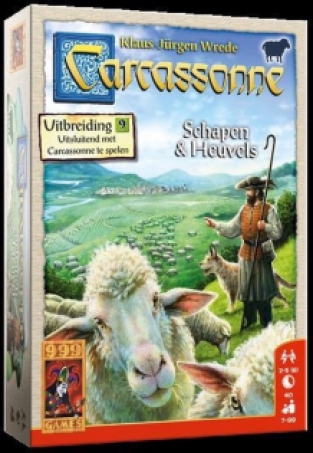    Carcassonne uitbreiding: Schapen en Heuvels