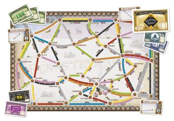 Ticket to Ride Map Collection Volume 5 - United Kingdom & Pennsylvania